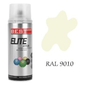 Best Sprey Boya Elite 400 ml RAL9010 Mat Beyaz