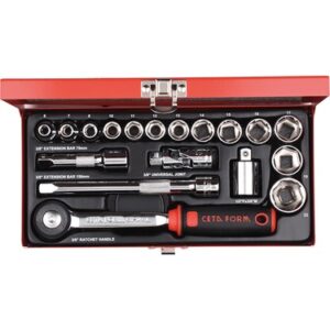 Ceta Form C10-18PH4 18 Parça 3/8” 6 Köşe Lokma Takımı