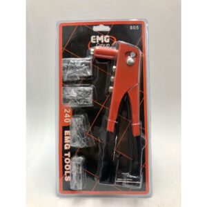 Emg Çelik ve Sağlam Gövdeli 4 Başlı Perçin Makinesi ve Perçin Çivileri