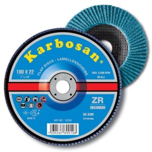 Karbosan Zirkonyum Flap Disk 115x22 mm