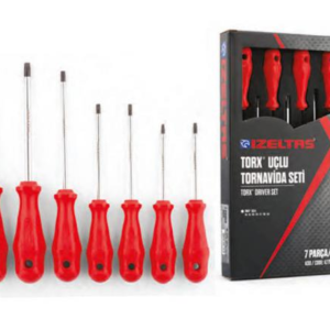 İzeltaş Torx® Uçlu Tornavida Takımı (7 Parça)