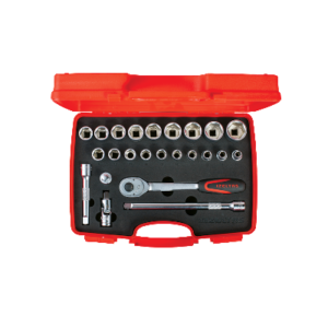 İzeltaş 1/2” Altı Köşe Lokma Anahtar Takımı (24 Parça, mm)