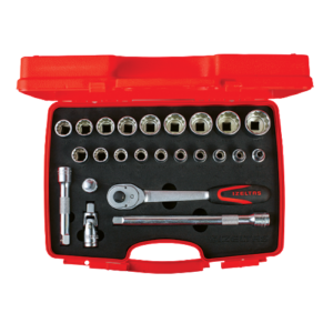 İzeltaş 1/2” On İki Köşe Lokma Anahtar Takımı (24 Parça, mm)