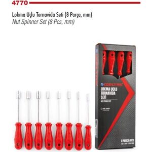 Lokma Uçlu Tornavida Seti 8 Parça 4770008108