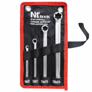 Nttools E6...E24 4 Parça E-Torx Çift Uçlu Anahtar