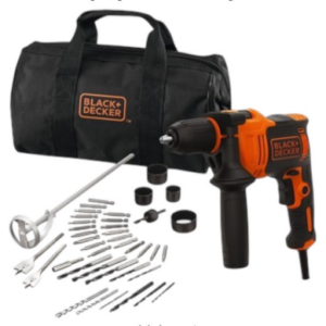 710W Elektrikli Darbeli Matkap 40 Parça Uç Seti Ve Bez Çanta